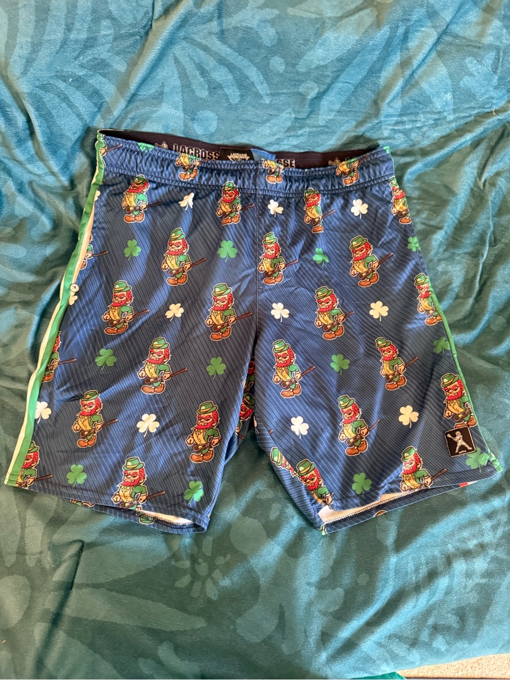 Lacrosse unlimited- “Notre Dame” Men's Lacrosse Shorts, size M